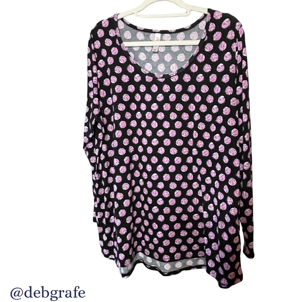 LuLaRoe Size 3X P2P:26” L:30* Long Sleeve Top